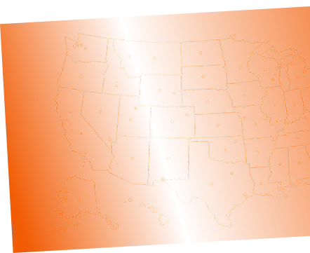 United States delivery coverage map